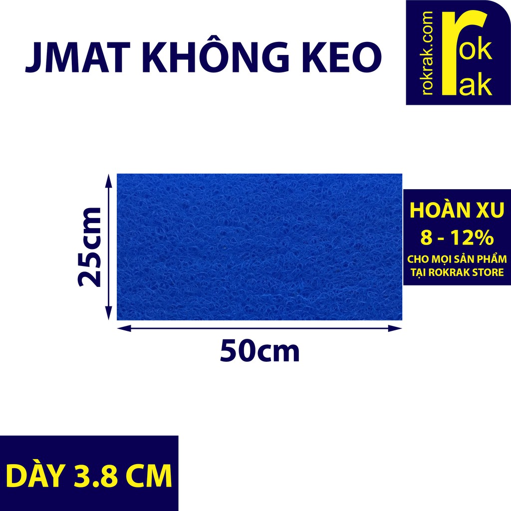 Bùi nhùi không keo - Jmat Nhật 25x50cm/20X50cm - Vật liệu lọc hồ cá