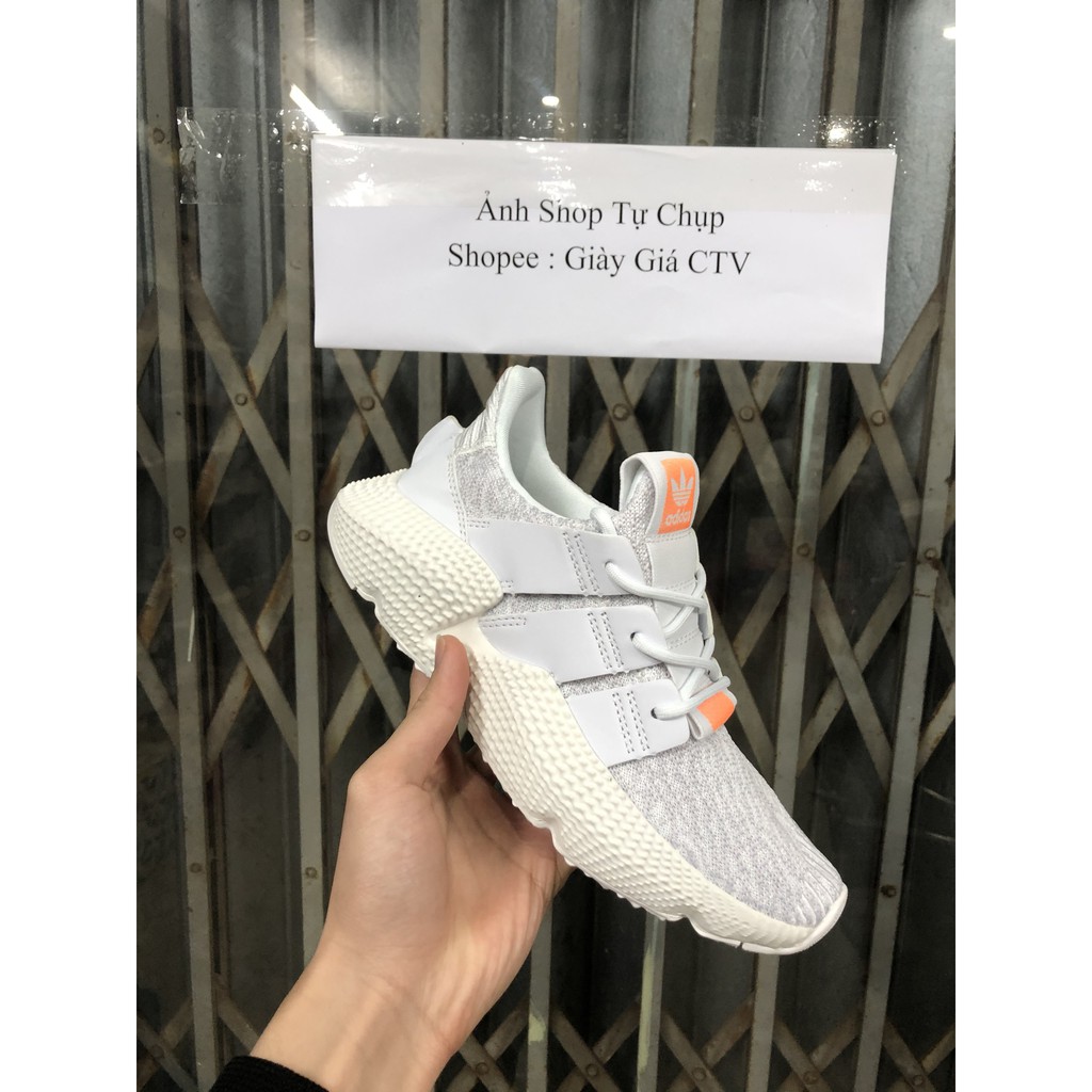 Giày sneaker prophere trắng cam xám