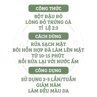 Bột đậu đỏ 100gr nguyên chất OBC