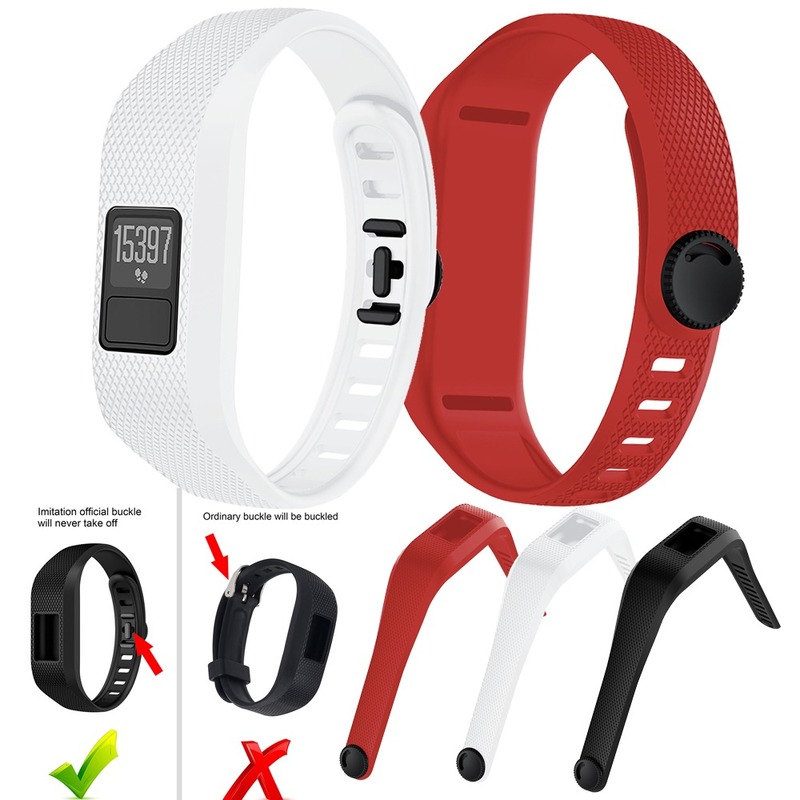 Dây Đeo Silicon Mềm Thay Thế Cho Đồng Hồ Thông Minh Garmin Vivofit 3