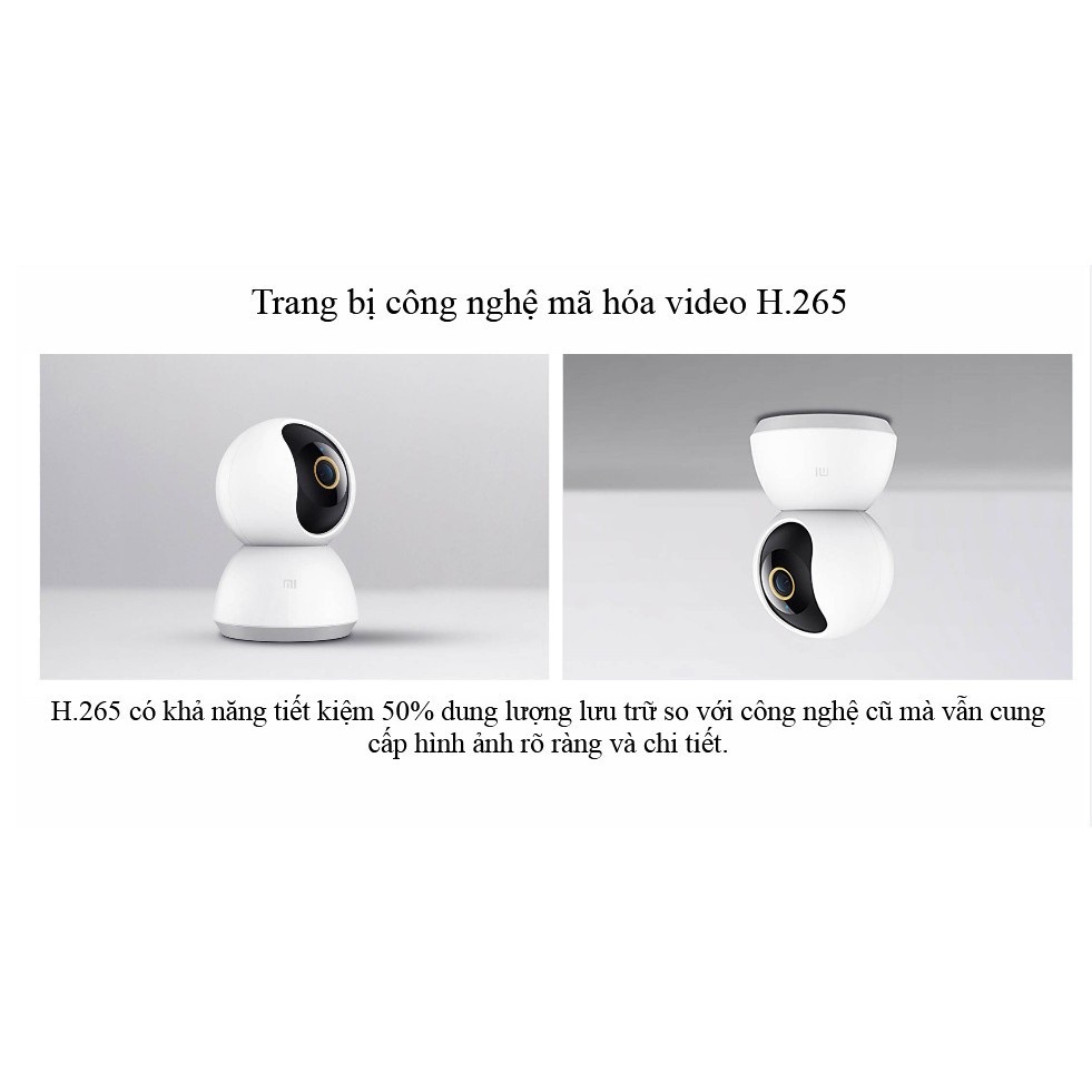 Camera IP Mi Home 360 Độ 2K Xiaomi Trắng BHR4457GL Digiworld   Hàng Chính Hãng - Minh Tín Shop