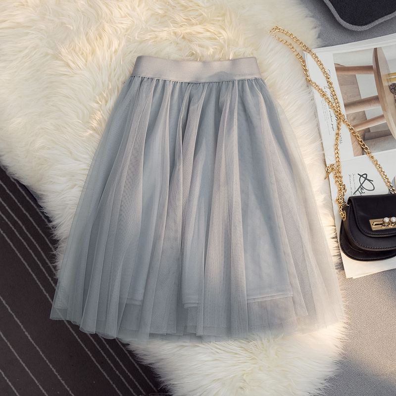 Chân Váy Lưới Chữ A Lưng Cao 20% Dáng Ngắn Thời Trang Mùa Hè Hàn Quốc  Cho Nữ