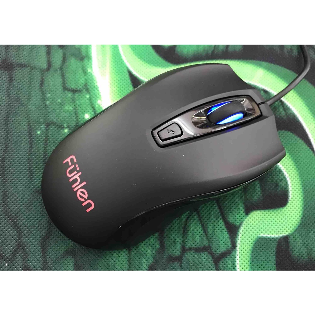 Chuột máy tính có dây, chuột gaming giá rẻ Fuhlen X102S (USB/đen) DPI 800/1200/1600/2400