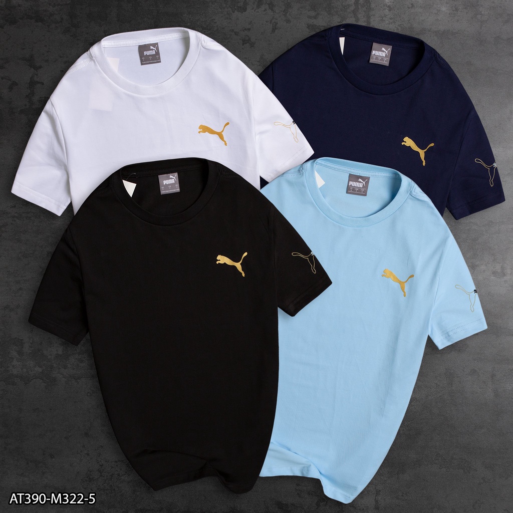Áo thun 100% Cotton AT390 in logo ngực và tay áo - VNXK
