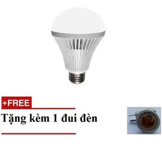 Bóng Tích Điện 12w -15W Led tặng kèm đui liền công tắc