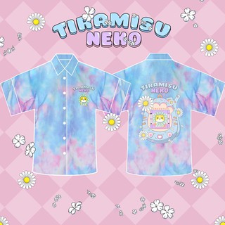 [TIRAMISU NEKO] TAMAGOTCHI DAISY NEKO - Áo sơ mi Mèo hoa cúc máy ấp trứng