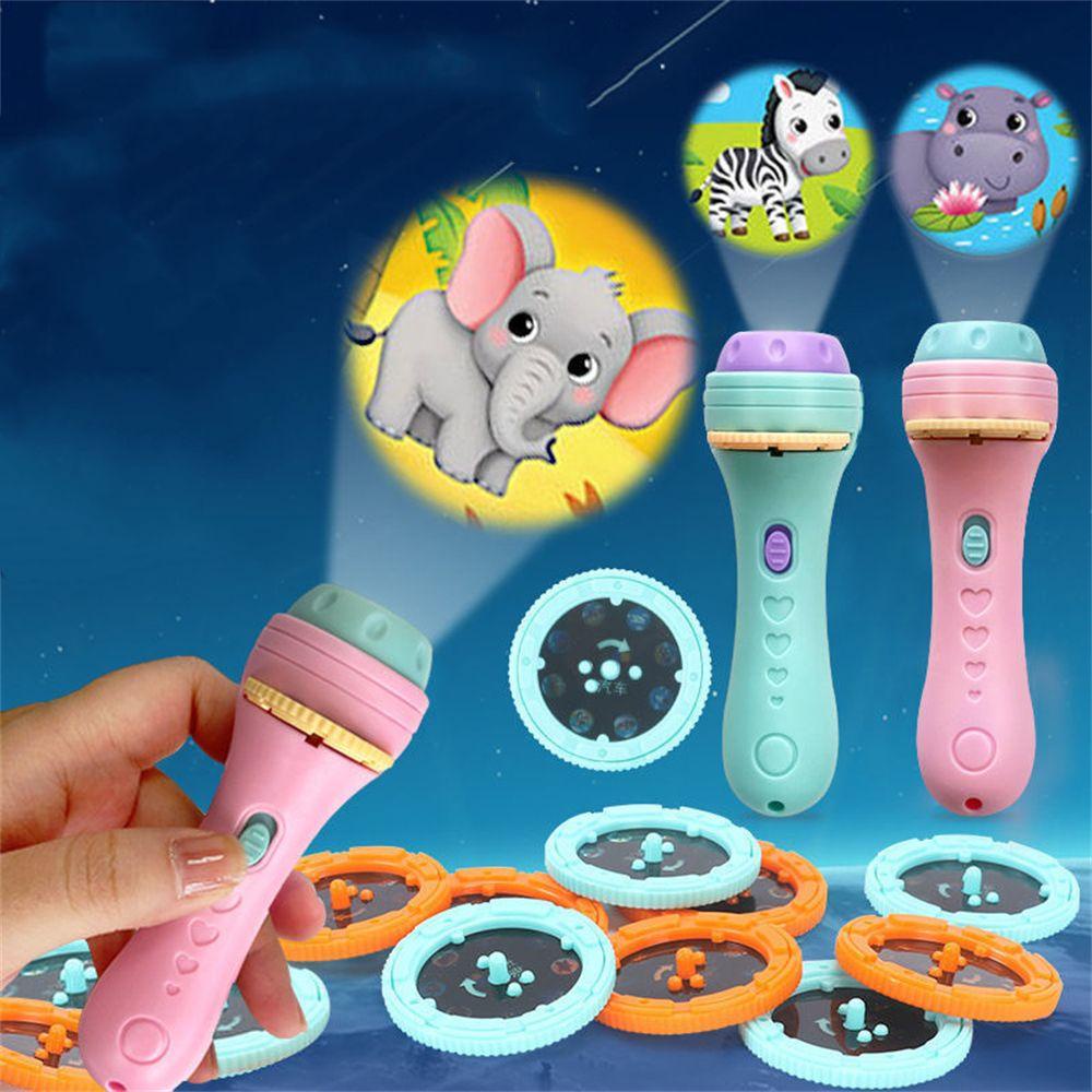 Đồ Chơi Đèn Pin Chiếu Hình Ảnh Giáng Sinh Giáo Dục Sớm Cho Bé