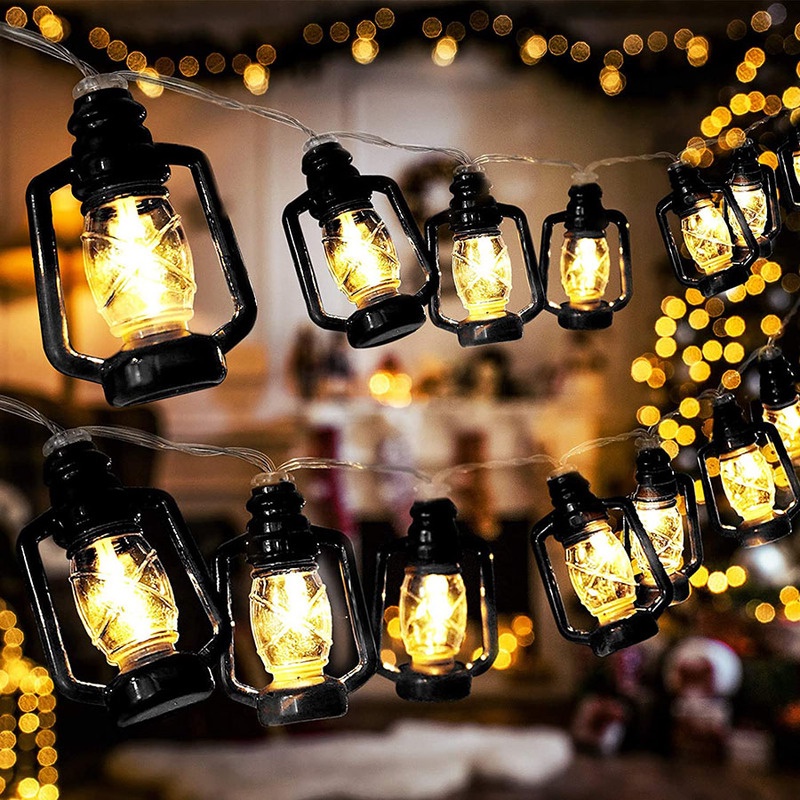 Dây Đèn Led Dài 1M Gồm 10 Bóng Kiểu Cổ Điển Dùng Để Trang Trí Nhà