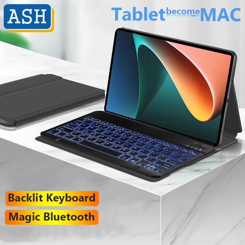 Bao Da Máy Tính Bảng Tích Hợp Bàn Phím 7 Màu Lựa Chọn Dành Cho Lenovo Tab P11 /Tab P11 Plus/P11 Pro Lenovo Xiaoxin Pad Pro 11.5 11 inch
