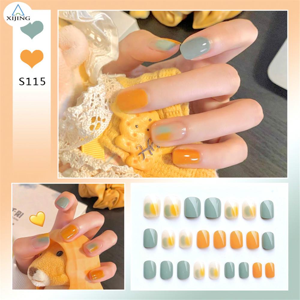 Set 24 Móng Tay Giả 3D Đáng Yêu