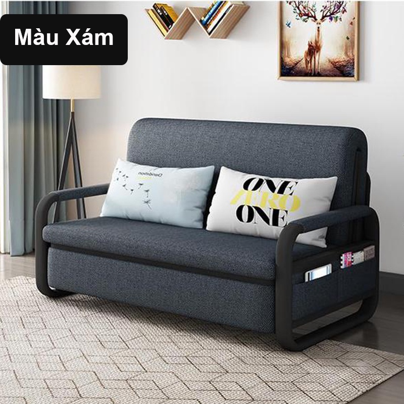 Giường Ngủ Thông Minh Gấp Gọn Đa Năng Khung Sơn Tĩnh Điện Nệm Bọt Biển Có Ngăn Chứa Đồ