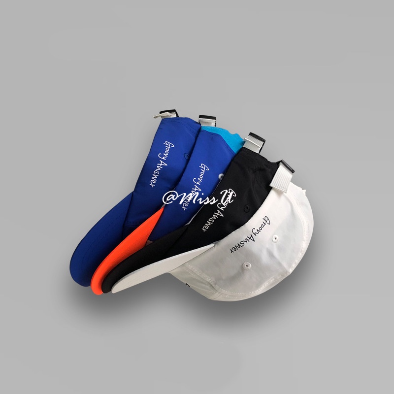 Mũ Lưỡi Trai Nhanh Khô In Chữ Kiểu Nhật Bản Dễ Thương