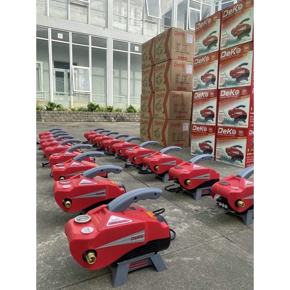 Máy rửa xe gia đình áp lực cao DEKO 2800W DK2800 - Máy rửa xe chính hãng bảo hành 24 tháng