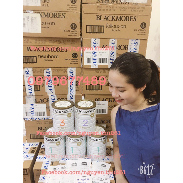 Hot Sữa BLACKMORE Úc số 1, số 2, số 3 900gr (mẫu mới đi air)