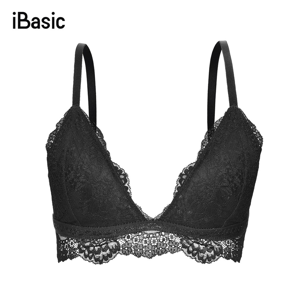 Áo bralette ren phối lưới iBasic iBasic BRAY037