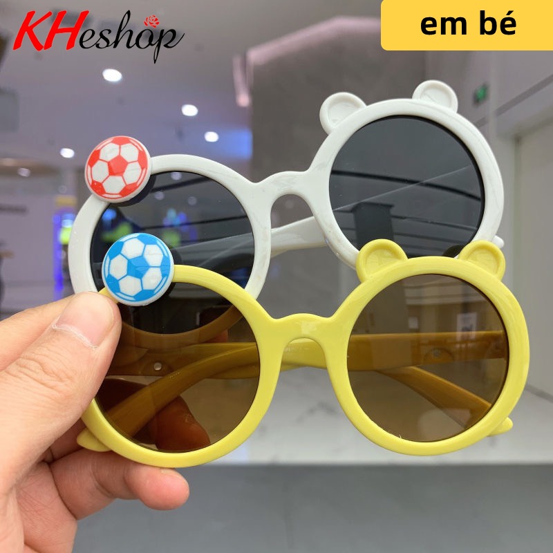 [Siêu Hot] Phong cách Hàn Quốc 2022, Kính Hoạt Hình Bóng đá kính chống nắng siêu hot cổ vũ Seagame 31 mã Y83134
