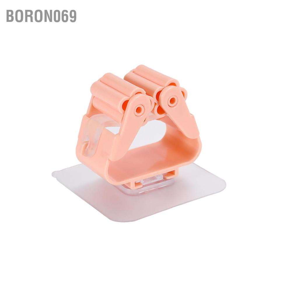 Giá giữ cây lau nhà gắn tường bằng nhựa tiện lợi dành cho phòng tắm Boron069