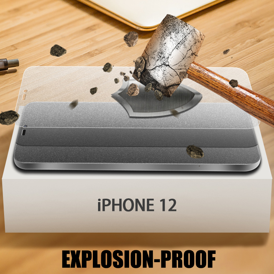 Kính Cường Lực Nhám Full Màn Chống Vân Tay Cho iPhone 14 13 12 11 Pro XS Max Mini XR X 8 7 6 6s Plus SE 2020