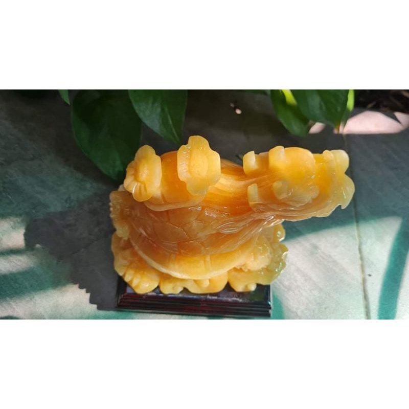 Long Quy đá Ngọc Hoàng Long nguyên khối 10cm, 12cm