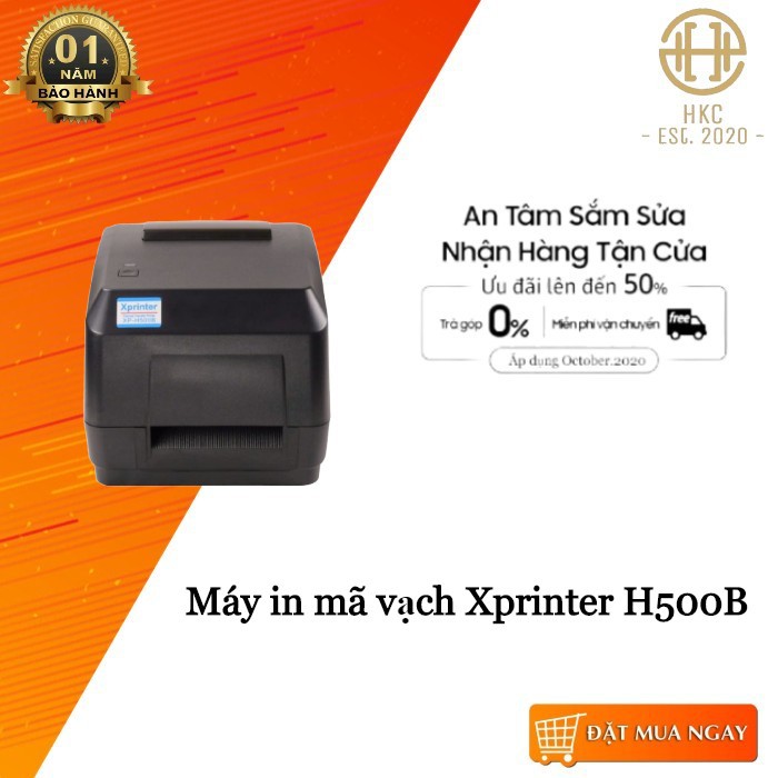 Máy in mã vạch Xprinter H500B