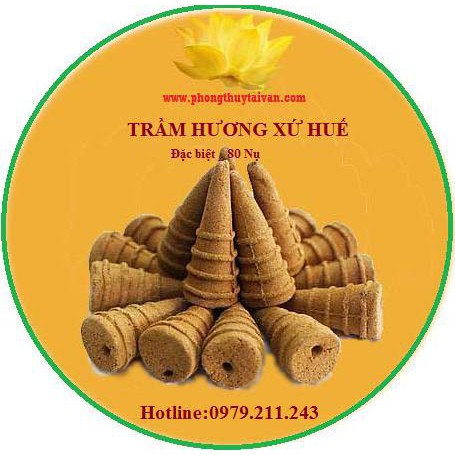 Nụ Trầm hương Huế đốt thơm 30-40pphân lẻ