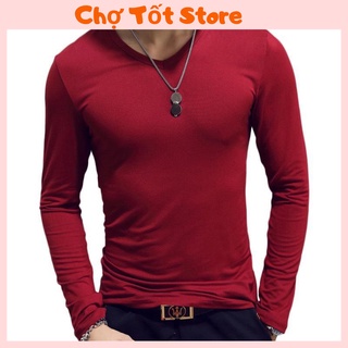 Áo Thun Nam Dài Tay Trơn ôm body nam hot 2020 88010 Chợ Tốt Store