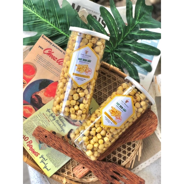 (TNF) 400G Hạt Sen Sấy Giòn Tini Foods Loại 1 - Hàng Chuẩn VSATTP
