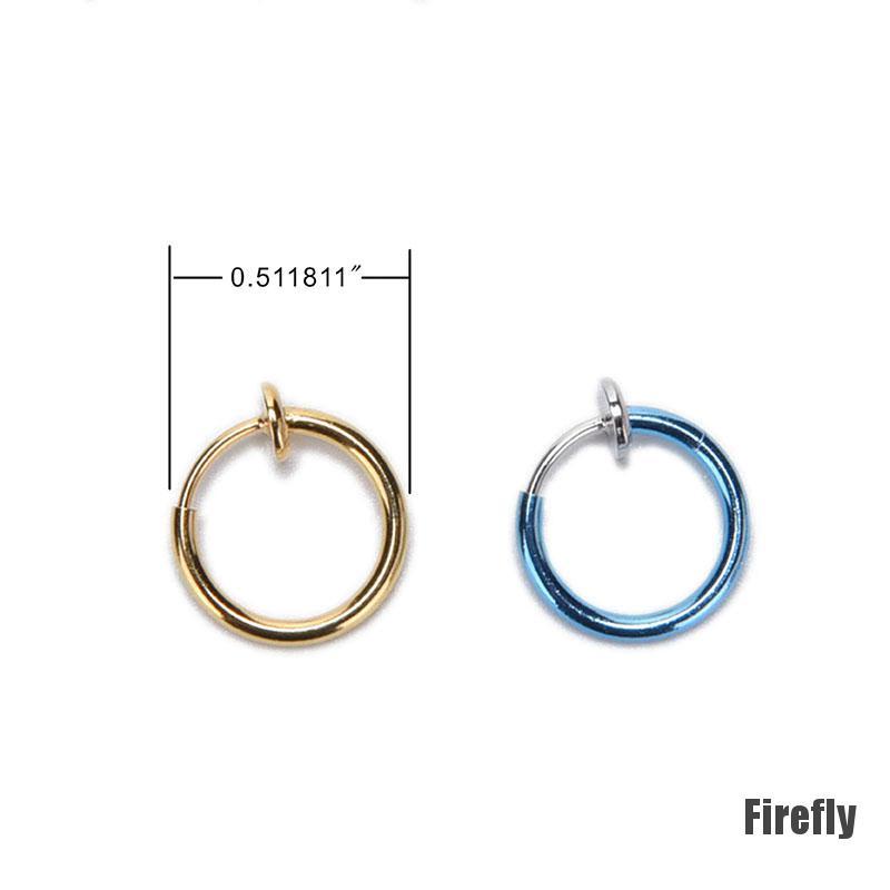 Bộ 2 Khuyên Xỏ Mũi / Môi / Tai / Cơ Thể Phong Cách Punk Cá Tính