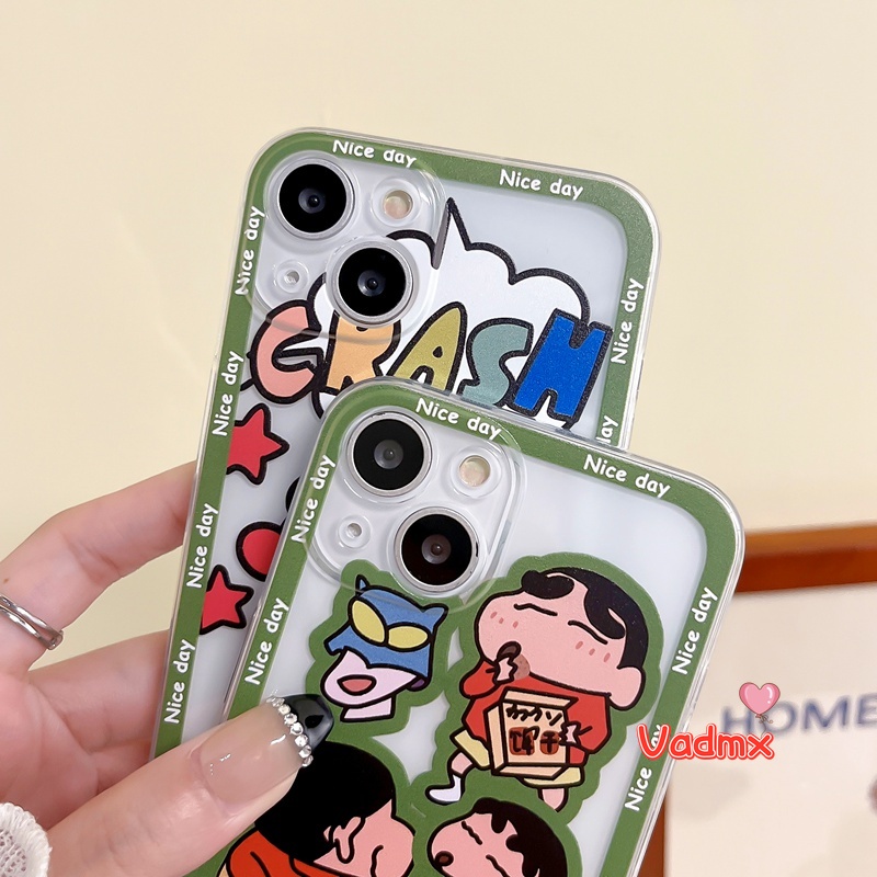 Ốp Điện Thoại TPU Hình Cậu Bé Bút Chì Cho OPPO Reno 8Z 7Z 6Z 4Z 4F 5F 8 7 5 4 Lite 7 6 5 4 3 Pro SE 2Z 2F 2 Z R17 R15 Pro R11 R11S Vỏ Bọc Màu Trắng In Họa Tiết Shin-chan Dễ Thương Cho Bé