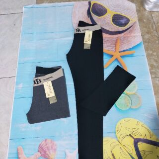 Quần bầu legging cặp chéo chất Zíp tăm