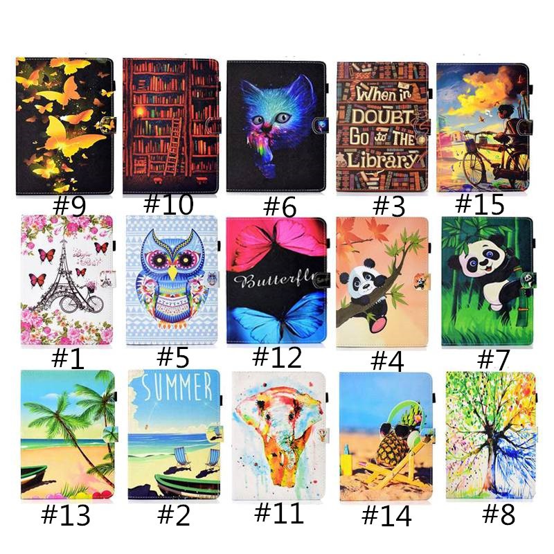 For Samsung Galaxy Tab A 10.1 2019 SM-T515 SM-T510 PU Leather Case Butterfly Cover