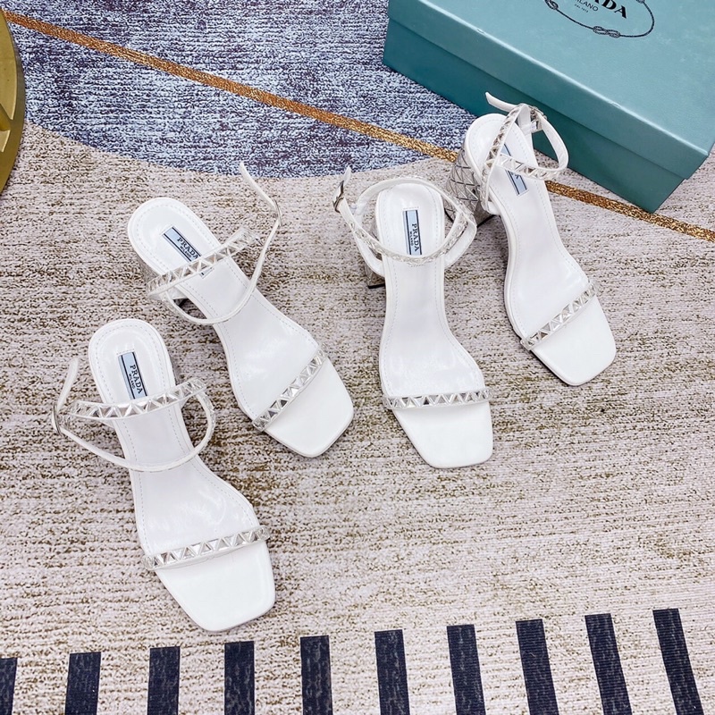 Sandal cao gót prada mẫu mơi 2022 hàng cao cấp fullbox