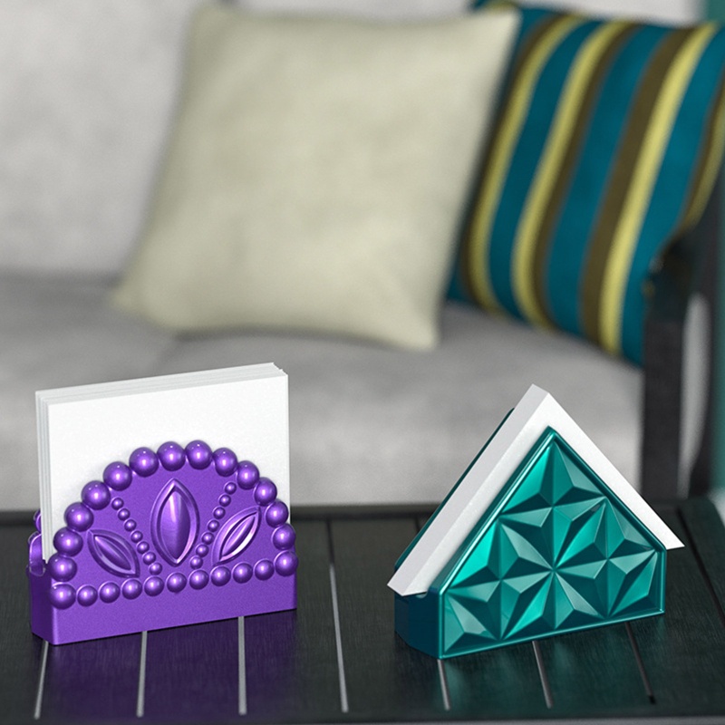 Sa Khuôn Silicon Làm Giá Đỡ Thẻ Hình Bán Nguyệt Hình Tam Giác Để Bàn Văn Phòng