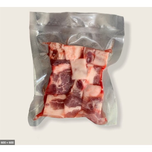 500g xương sườn bò cắt khúc sẵn sêu tiết kiệm