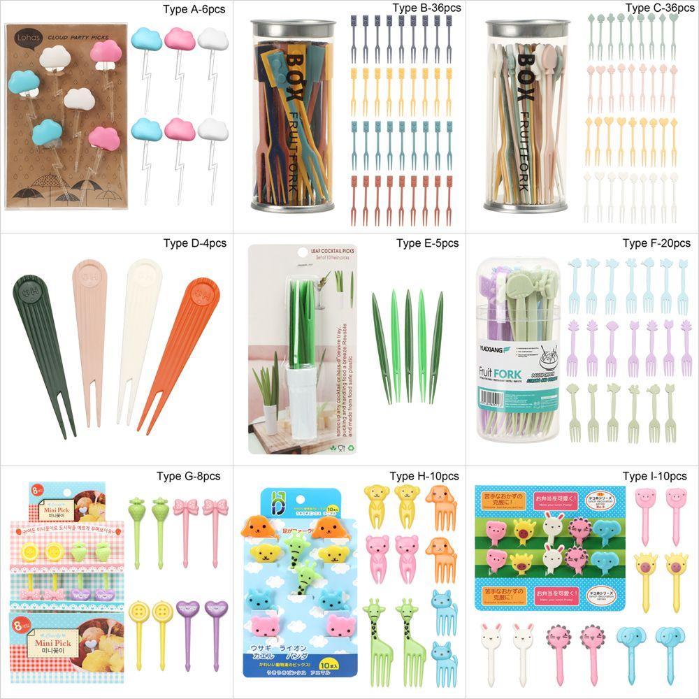 Nĩa Ăn Trái Cây / Tráng Miệng Mini DIY 1 Tiện Lợi