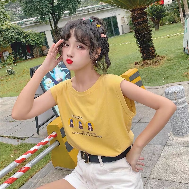 Áo Không Tay Dáng Rộng Thời Trang Mùa Hè Dành Cho Nữ