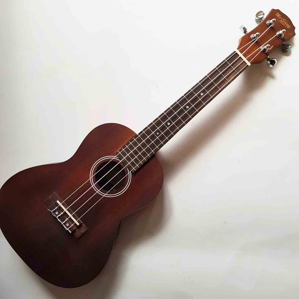 Đàn Ukulele 23&quot; Gỗ Trơn MS Nâu