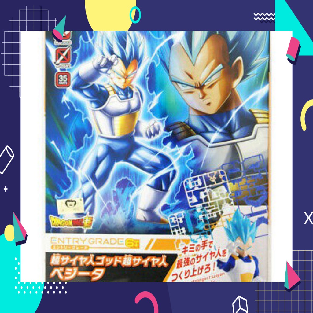 mô hình lắp ráp  Entry Grade EG Super Saiyan God Super Saiyan Vegeta Bandai