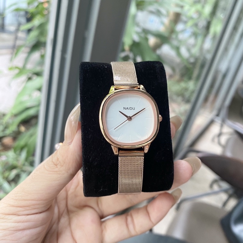 Đồng hồ thời trang nữ SULAROU mặt tròn 26mm tuyệt đẹp phong cách hiện đại