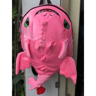 balo rồng - balo khủng long vải nhung