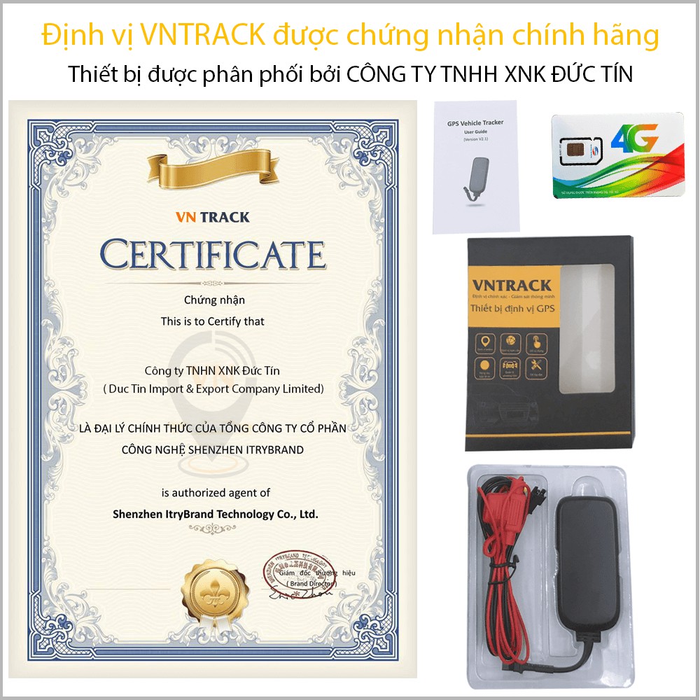 Thiết Bị Định Vị Xe Máy Ô Tô GPS Siêu Nhỏ VN08 | Chính Hãng VNTRACK