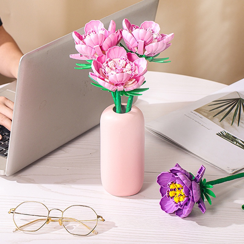 Đồ chơi xếp hình hoa ZHAN QI TOYS DIY sáng tạo vui nhộn dành cho nữ