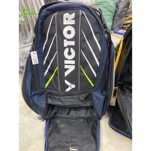 Balo đựng vợt cầu lông , tennis  VICTOR 3 ngăn siêu to, dày dặn, đủ màu {ảnh+video thật}
