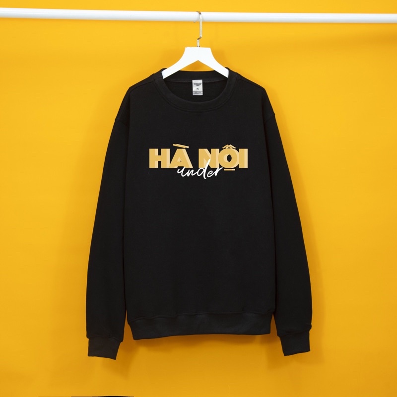 Áo Nỉ Bo sweaeter Cổ Tròn HaNoi #36 form nam nữ unisex oversize cotton hai màu T-Đ dêtk da cá tàu mềm mịn SIÊU RẺ