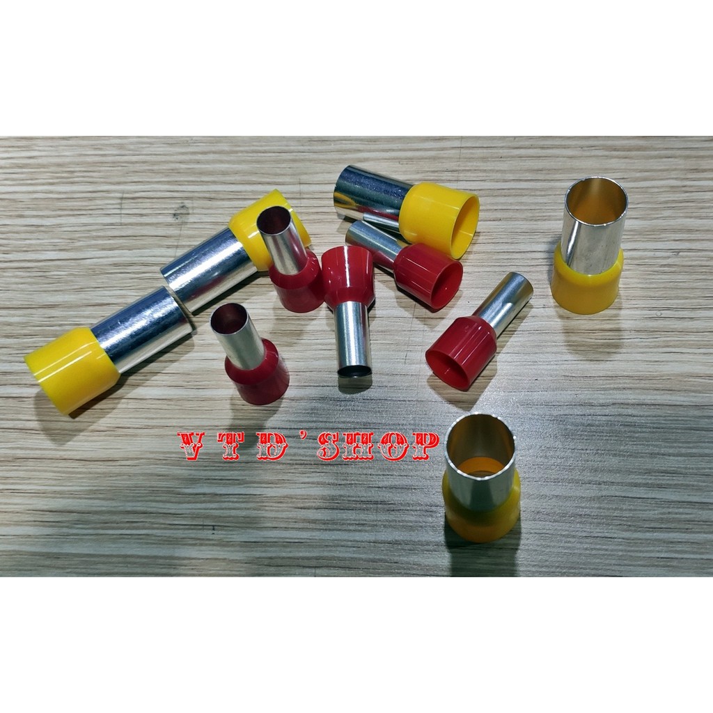 Đầu cos ( cosse , pin) kim tròn, loại bấm dây đơn 0.75 ~ 95