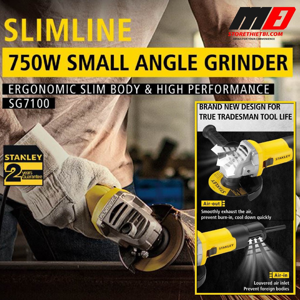 SG7100-B1 Máy mài cầm tay 750W Stanley