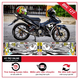 TEM RỜI EX 2011 MOVISTAR XÁM ĐEN - TRUNG DECAL