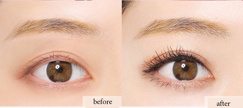 Mascara chuốt mi dài dày và cong kháng nước