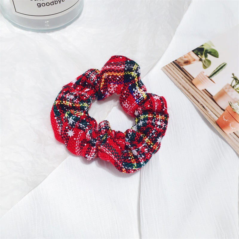 Pretty Female Christmas Theme Hair Lanyard