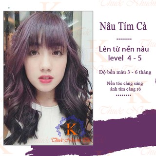 Thuốc nhuộm tóc NÂU TÍM Chenglovehairs, Chengloveshair, Chengloveshairs, Chenglovehair